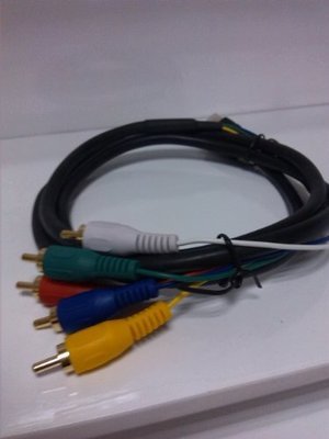 DDLON HDMI TO 5色差高清转接线 HDMI转5RCA 1.5米HDMI色差线:亚马逊:小家电